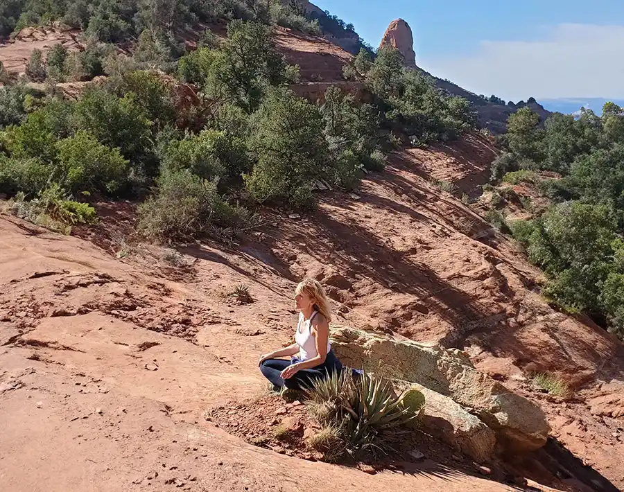 Annie Meditating